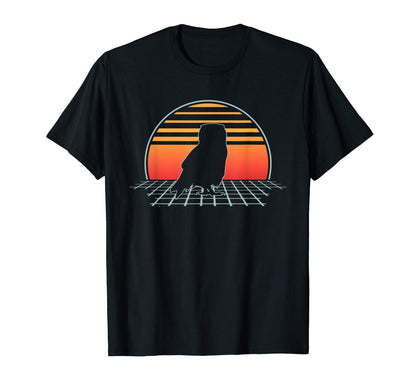 Owl 70S 80S Animal Vaporwave Aesthetic T-Shirt - Fun Novelty Design Unisex - T-Shirt, Sweatshirt, Hoodie