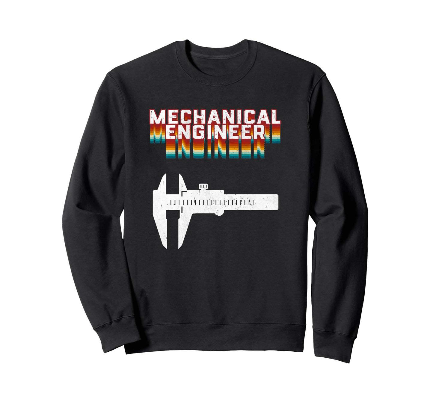Mechanical Engineer Tool Rainbow Sweatshirt - Minimalist Print Unisex - T-Shirt, Sweatshirt, Hoodie