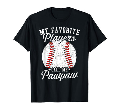 Funny My Favorite Baseball Player Calls T-Shirt - Graphic Print Men Women - T-Shirt, Sweatshirt, Hoodie