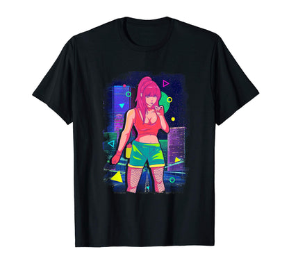 Vaporwave Anime Aesthetic Dance Music T-Shirt - Streetwear Style Men Women - T-Shirt, Sweatshirt, Hoodie