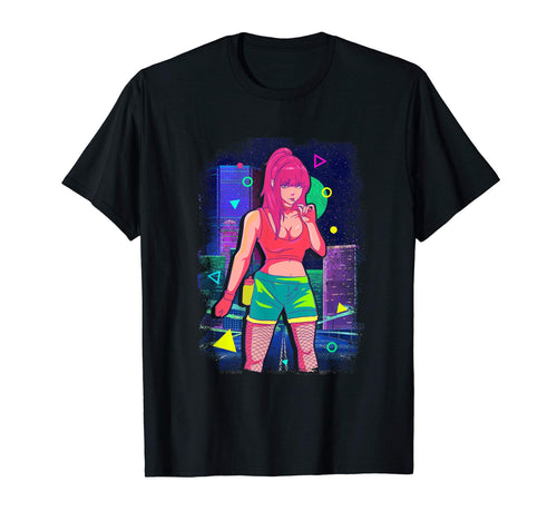Vaporwave Anime Aesthetic Dance Music T-Shirt - Streetwear Style Men Women - T-Shirt, Sweatshirt, Hoodie