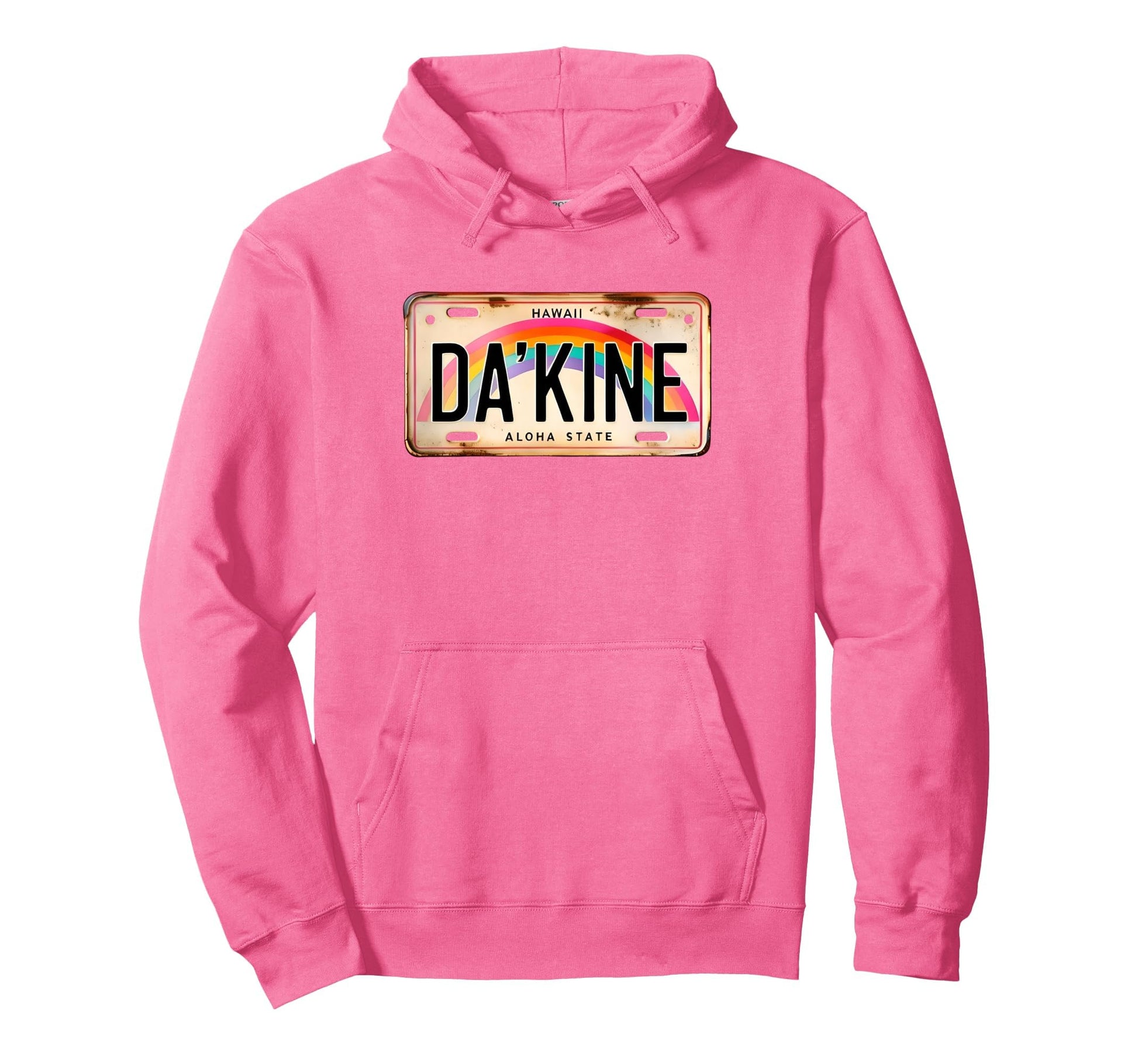 Dakine Hawaiian Pidgin Hawaii License Hoodie - Casual Everyday Wear Unisex - T-Shirt, Sweatshirt, Hoodie
