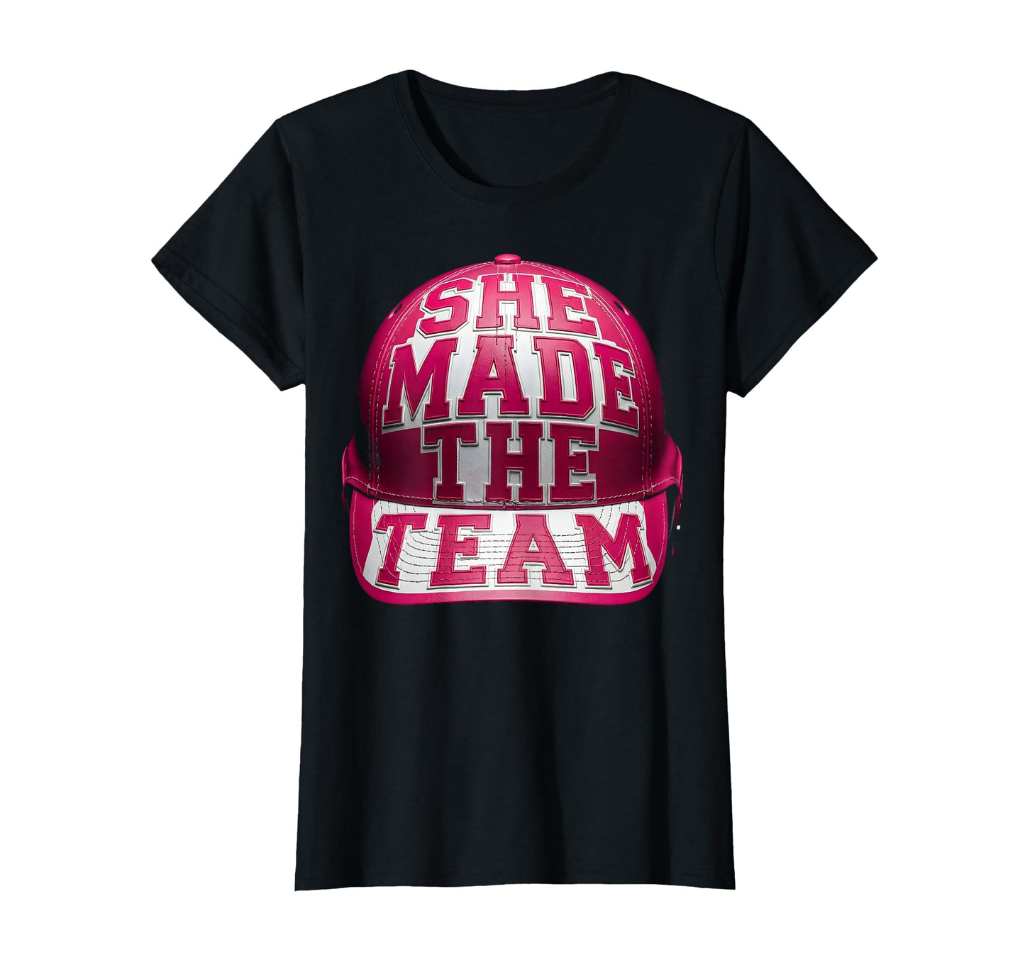She Made Team Baseball Drip T-Shirt - Fun Novelty Design for Adults - T-Shirt, Sweatshirt, Hoodie