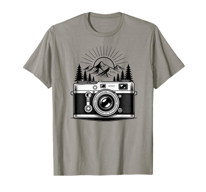 Hiking Hiker Mountains Photographer T-Shirt - Streetwear Style for Adults - T-Shirt, Sweatshirt, Hoodie