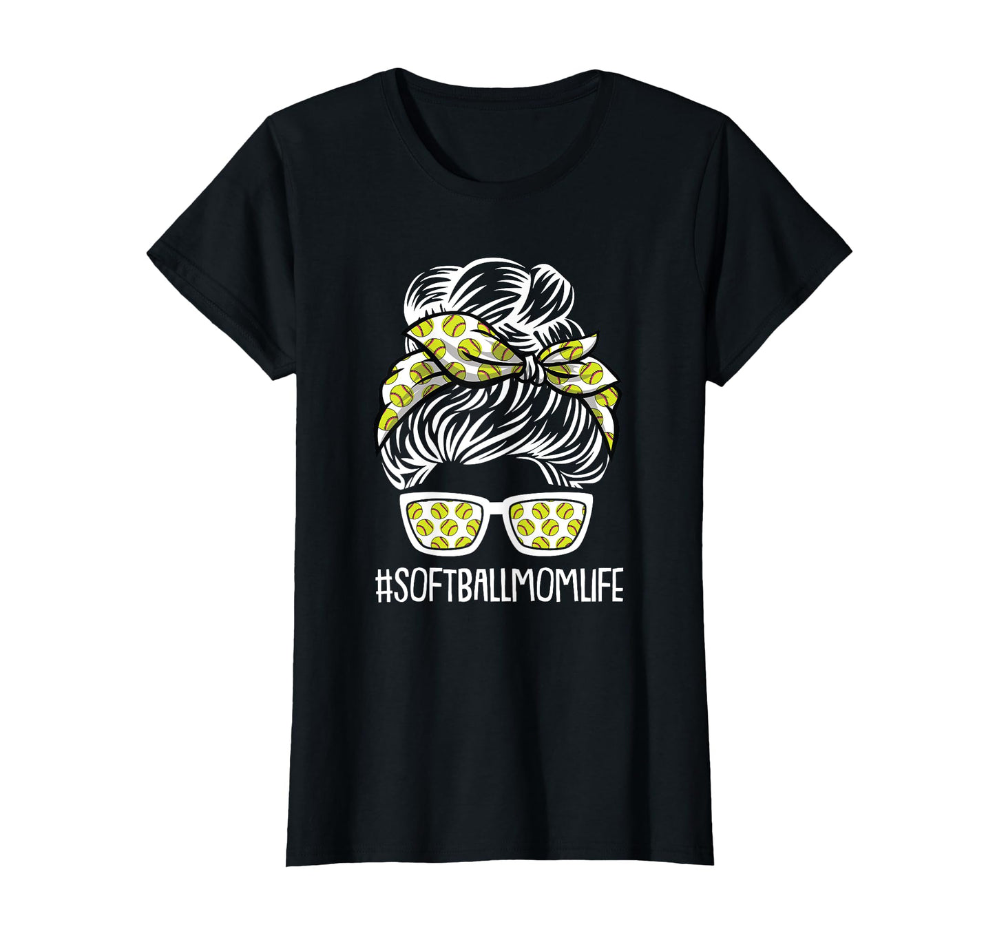 Softball Mom Life Mothers Day Sport Lover T-Shirt - Novelty Apparel Unisex - T-Shirt, Sweatshirt, Hoodie