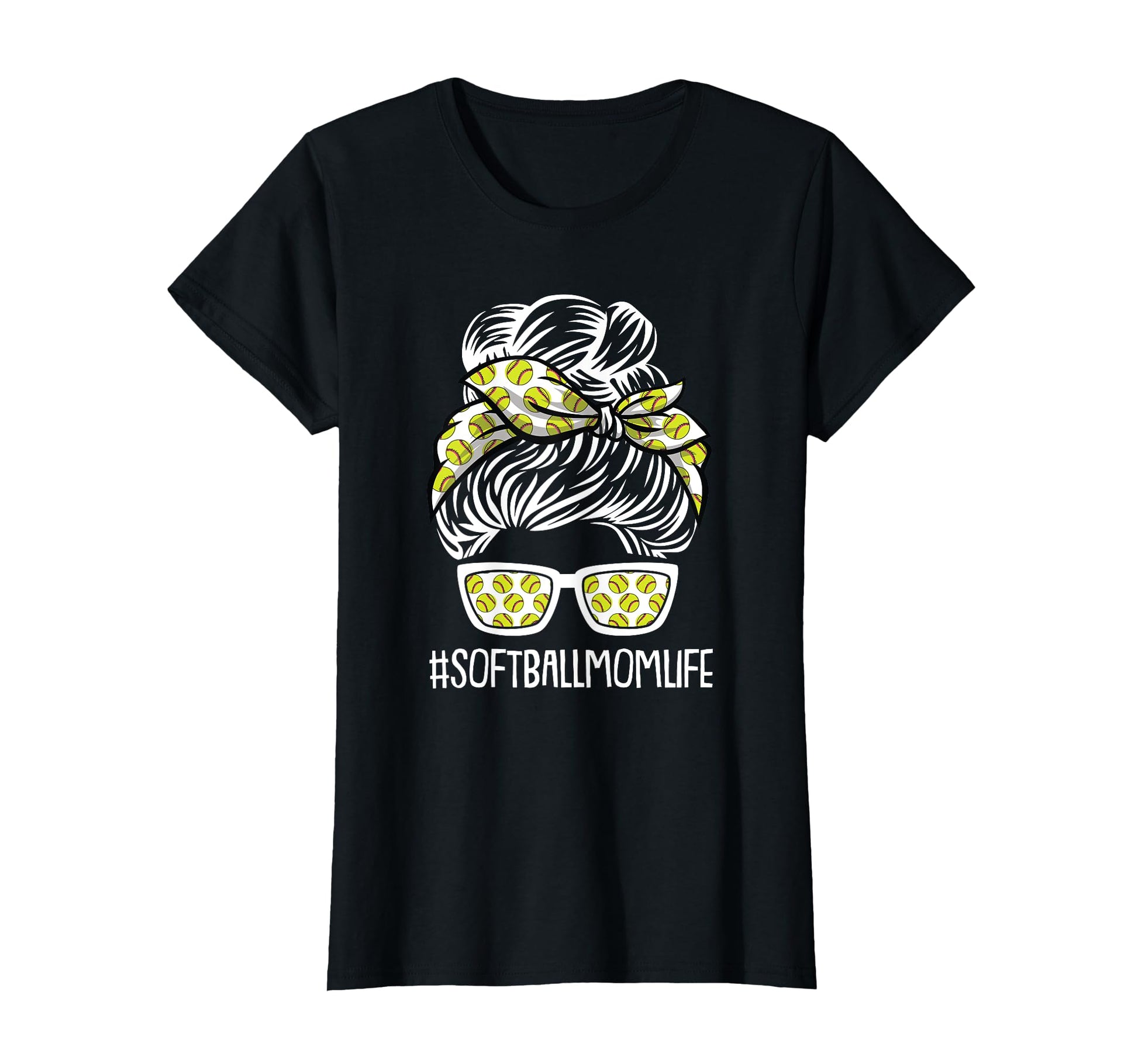 Softball Mom Life Mothers Day Sport Lover T-Shirt - Novelty Apparel Unisex - T-Shirt, Sweatshirt, Hoodie