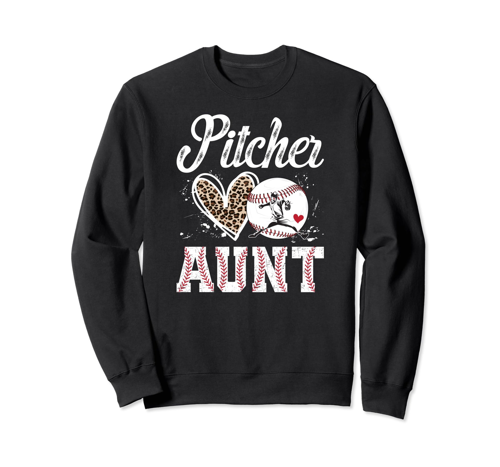 Baseball Pitcher Aunt Sweatshirt - Casual Everyday Wear for Adults - T-Shirt, Sweatshirt, Hoodie