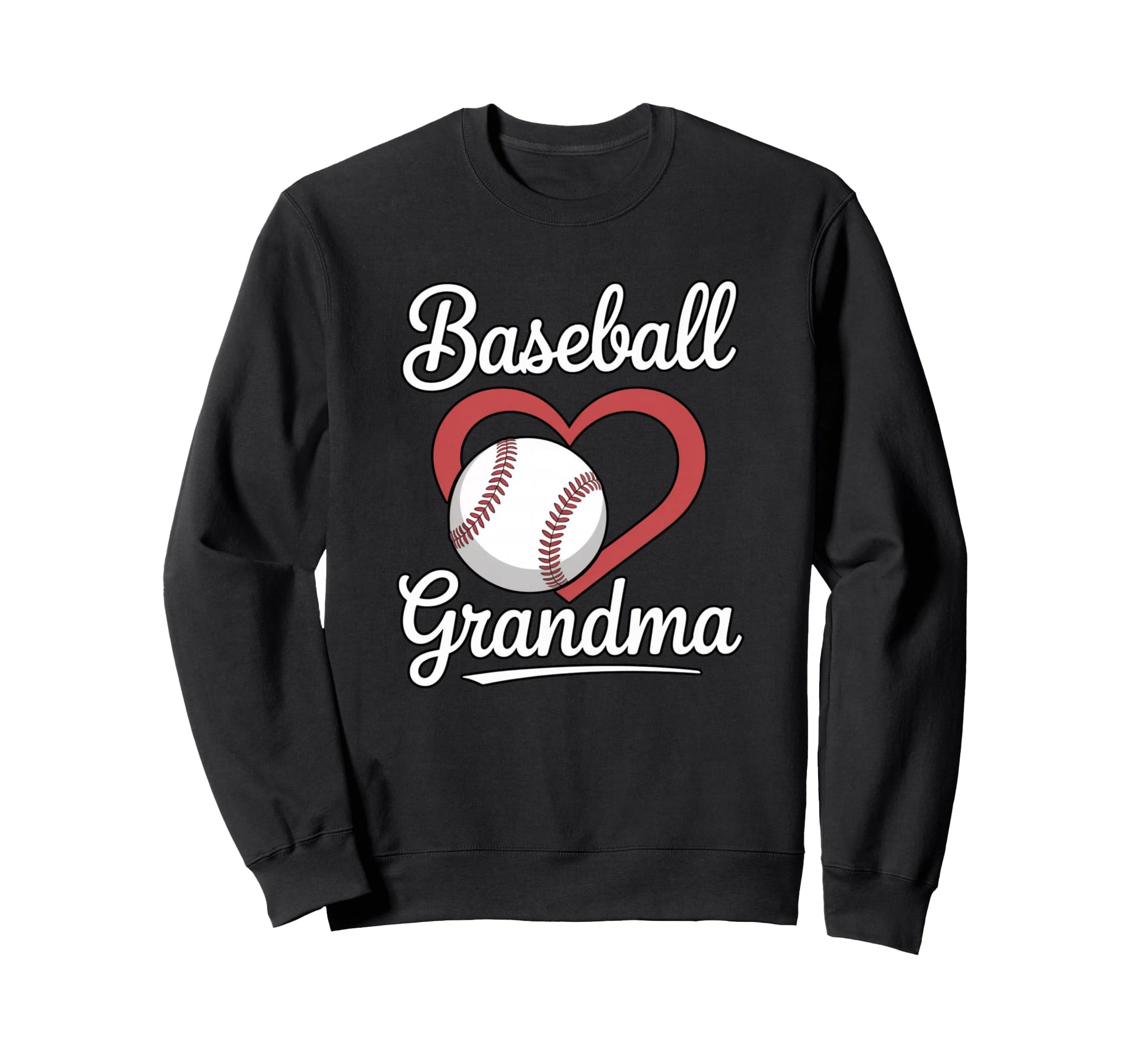 Baseball Grandma Proud Grandkid Sweatshirt - Fun Novelty Design for Adults - T-Shirt, Sweatshirt, Hoodie