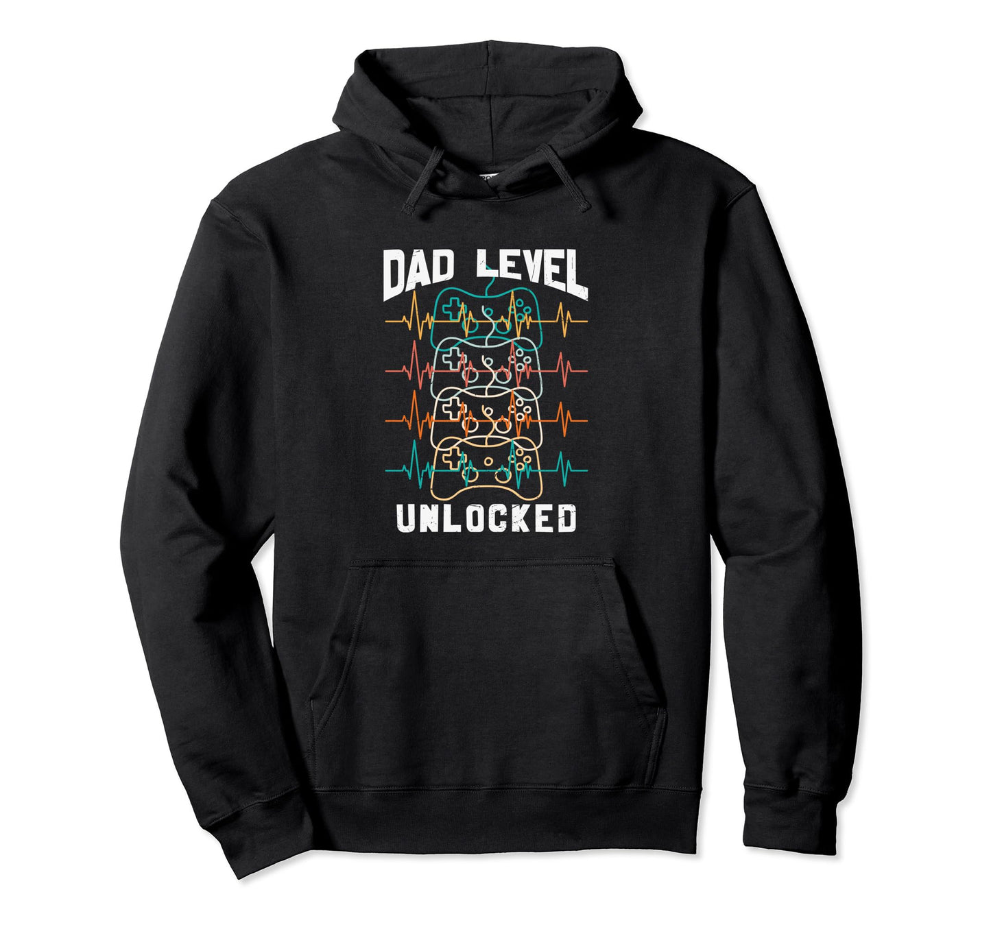 Dad Level Unlocked 2024 New Dad To Be Hoodie - Minimalist Print Men Women - T-Shirt, Sweatshirt, Hoodie
