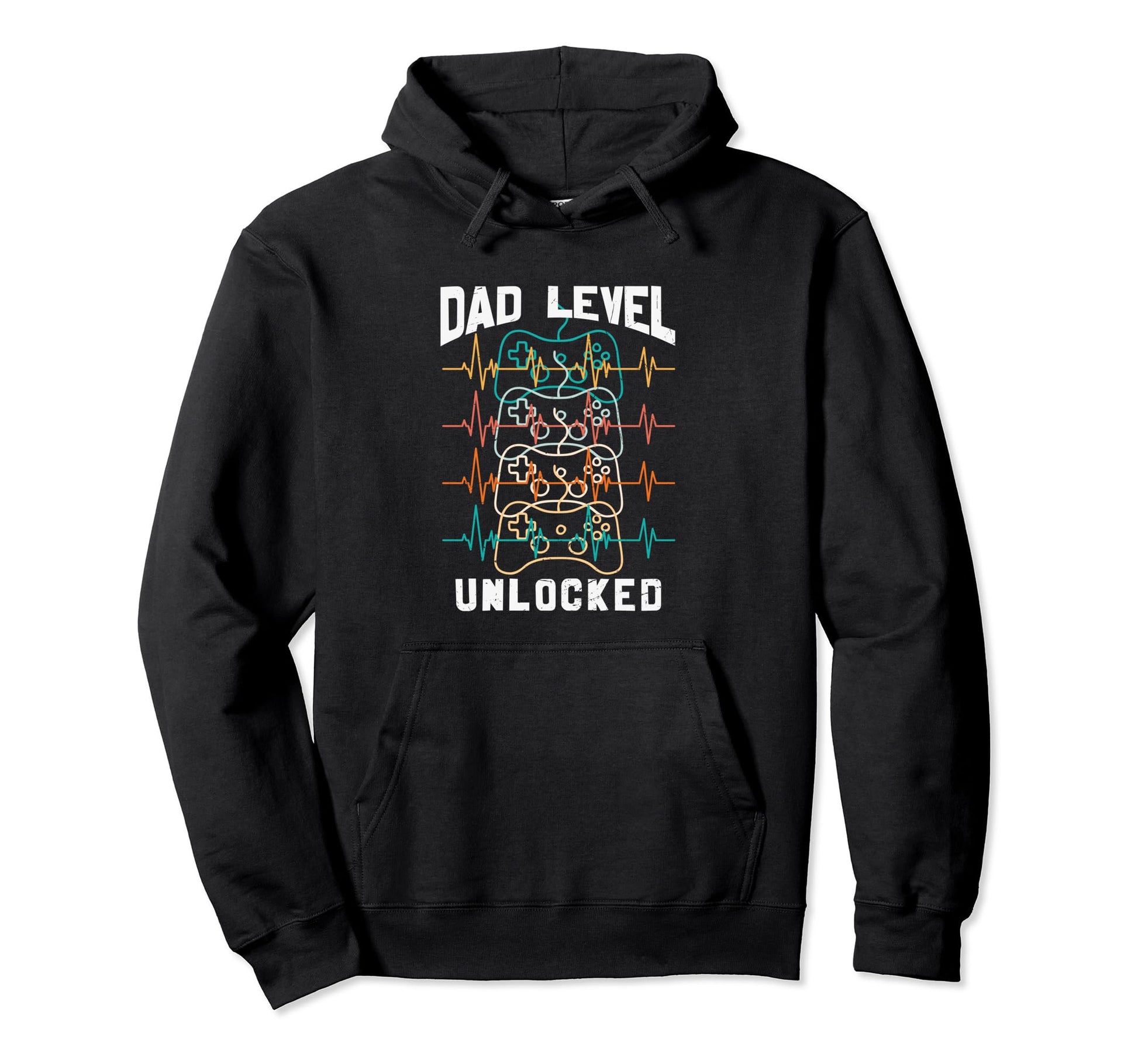Dad Level Unlocked 2024 New Dad To Be Hoodie - Minimalist Print Men Women - T-Shirt, Sweatshirt, Hoodie