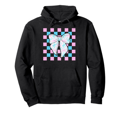 Coquette Bow Gaming Mothers Day Gamer Mom Hoodie - Graphic Print Unisex - T-Shirt, Sweatshirt, Hoodie