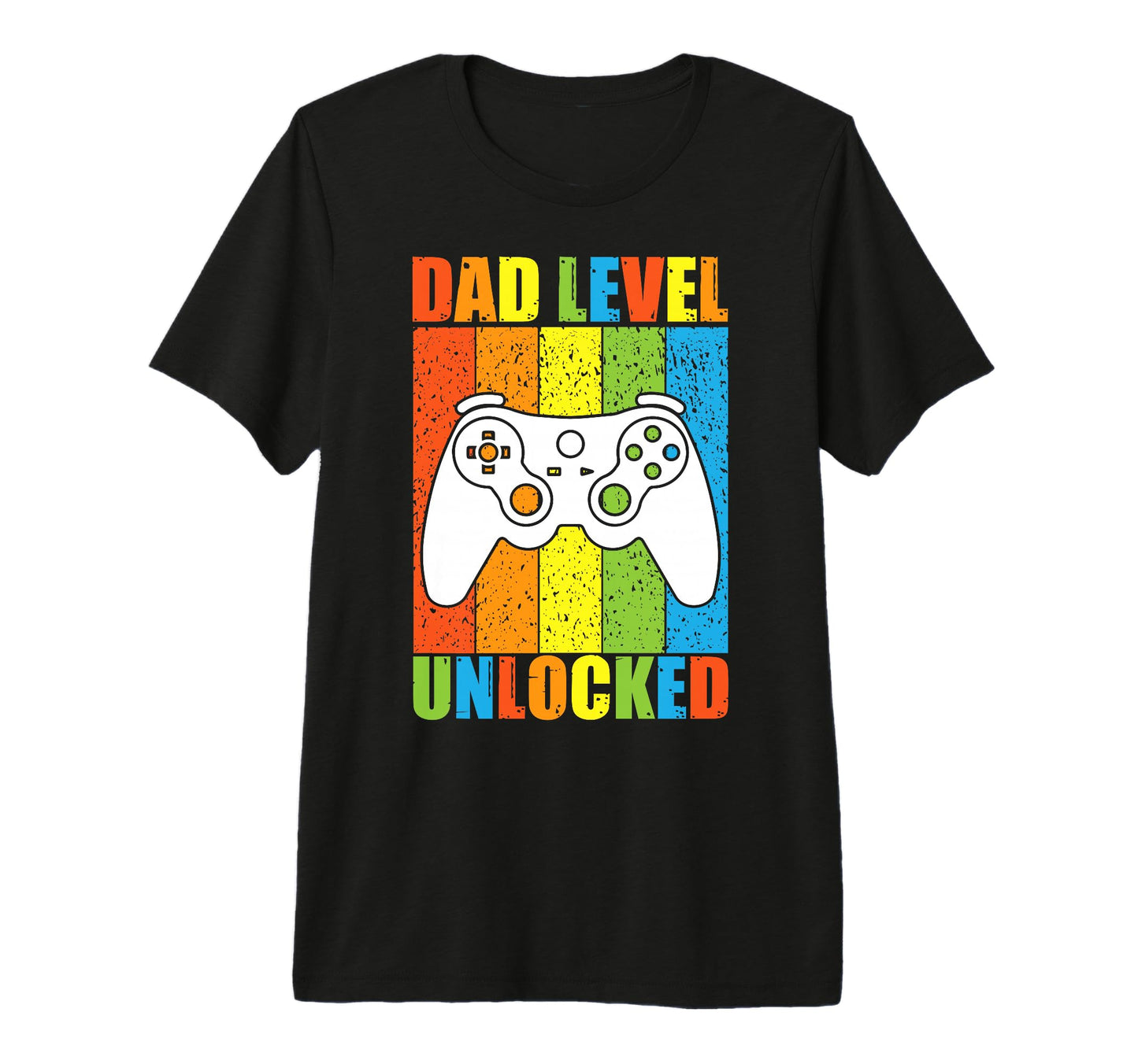 Dad Level Unlocked Reveal Gamer Fathers T-Shirt - Unique Graphic Unisex - T-Shirt, Sweatshirt, Hoodie