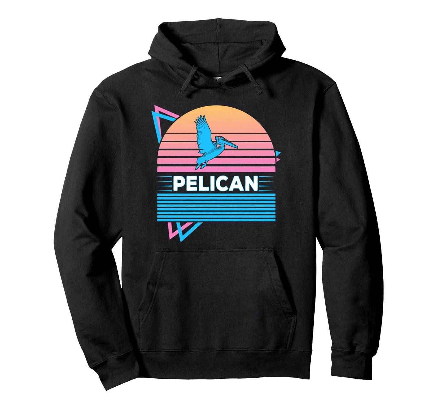 Pelican Vaporwave Aesthetic Hoodie - Casual Everyday Wear Unisex - T-Shirt, Sweatshirt, Hoodie