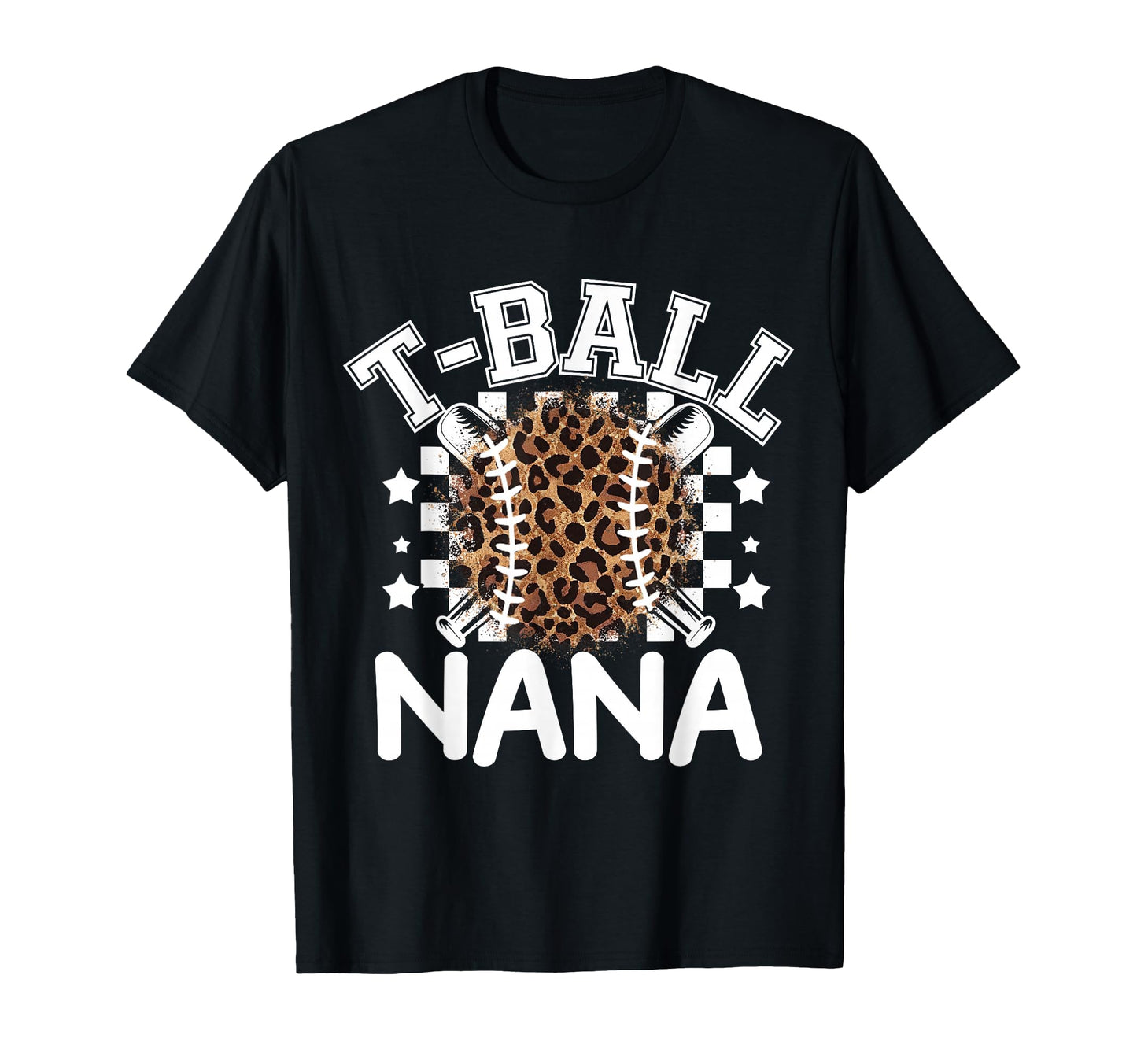 T Ball Teeball Nana Leopard T-Shirt - Casual Everyday Wear Men Women - T-Shirt, Sweatshirt, Hoodie