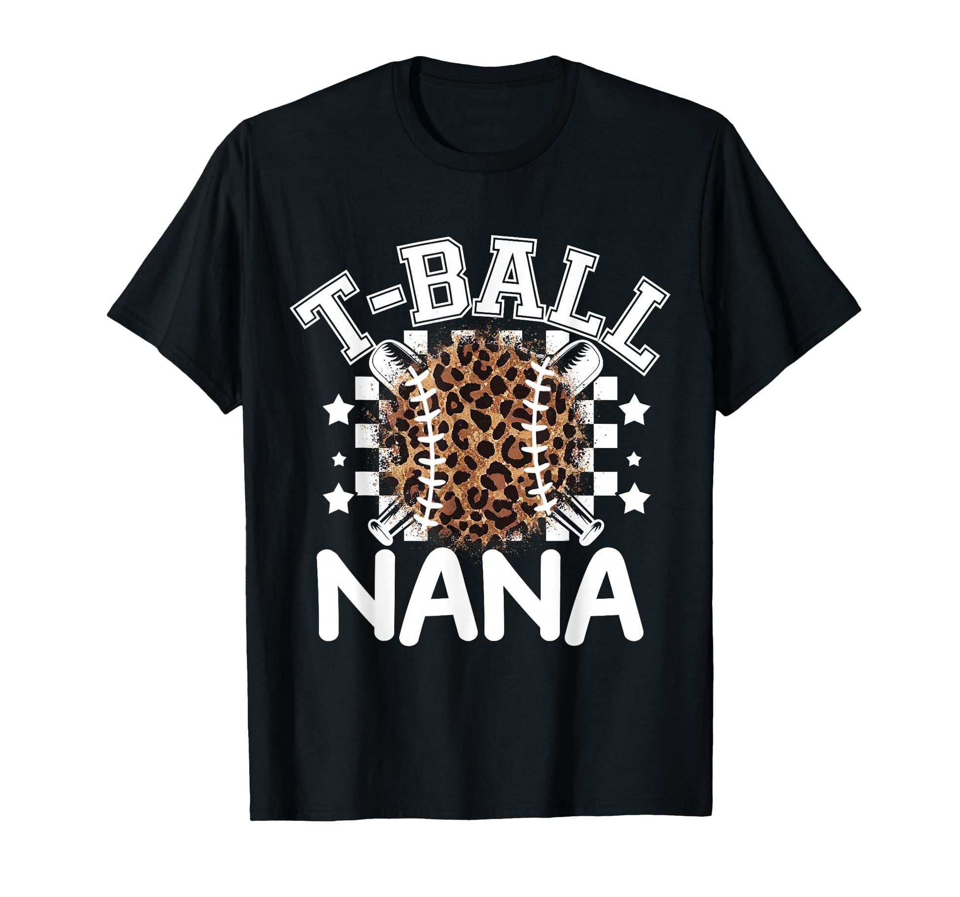 T Ball Teeball Nana Leopard T-Shirt - Casual Everyday Wear Men Women - T-Shirt, Sweatshirt, Hoodie