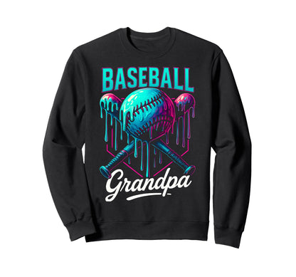 Baseball Drip Grandpa Ice Cream Sweatshirt - Novelty Apparel Men Women - T-Shirt, Sweatshirt, Hoodie