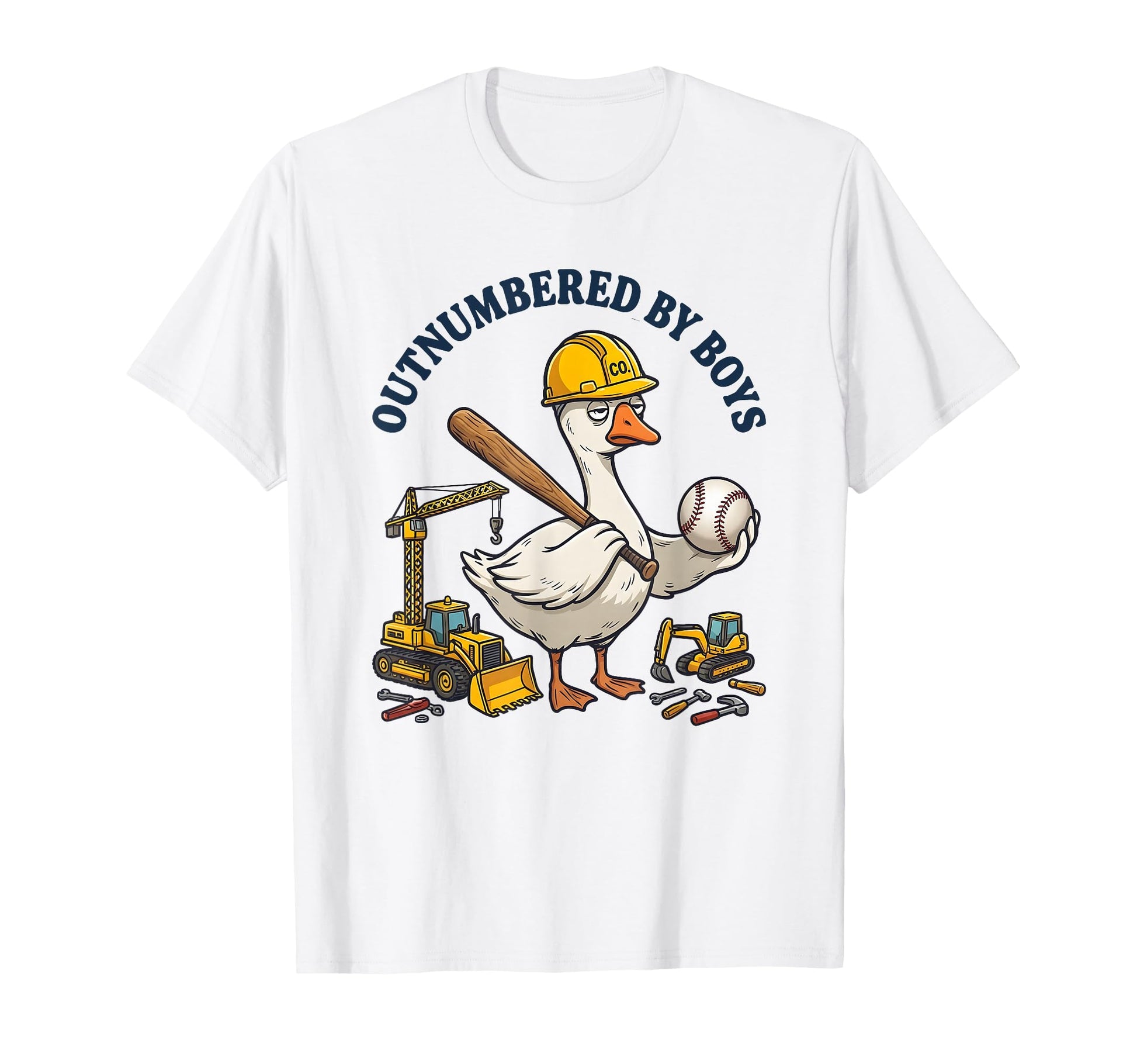 Outnumbered Goose Funny Mom Life Family T-Shirt - Graphic Print for Adults - T-Shirt, Sweatshirt, Hoodie