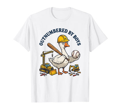 Outnumbered Goose Funny Mom Life Family T-Shirt - Graphic Print for Adults - T-Shirt, Sweatshirt, Hoodie