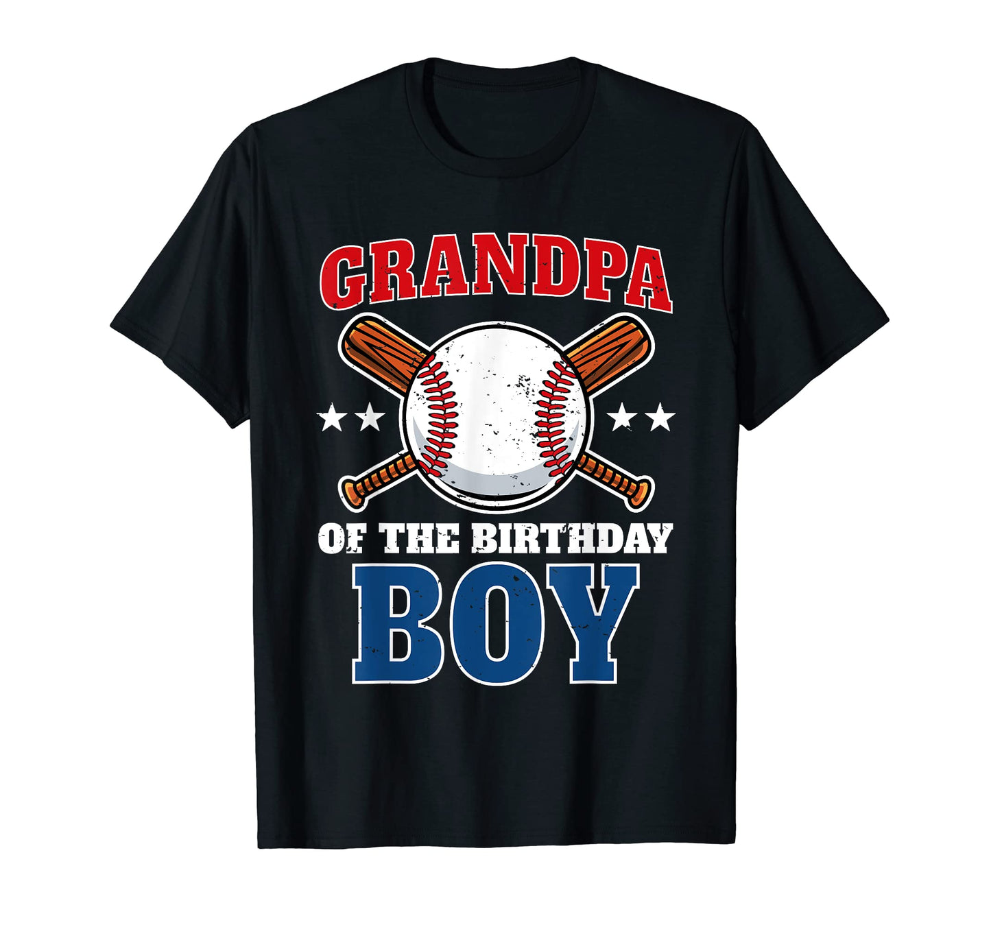 Mens Grandpa Birthday Baseball Birthday T-Shirt - Graphic Print Unisex - T-Shirt, Sweatshirt, Hoodie