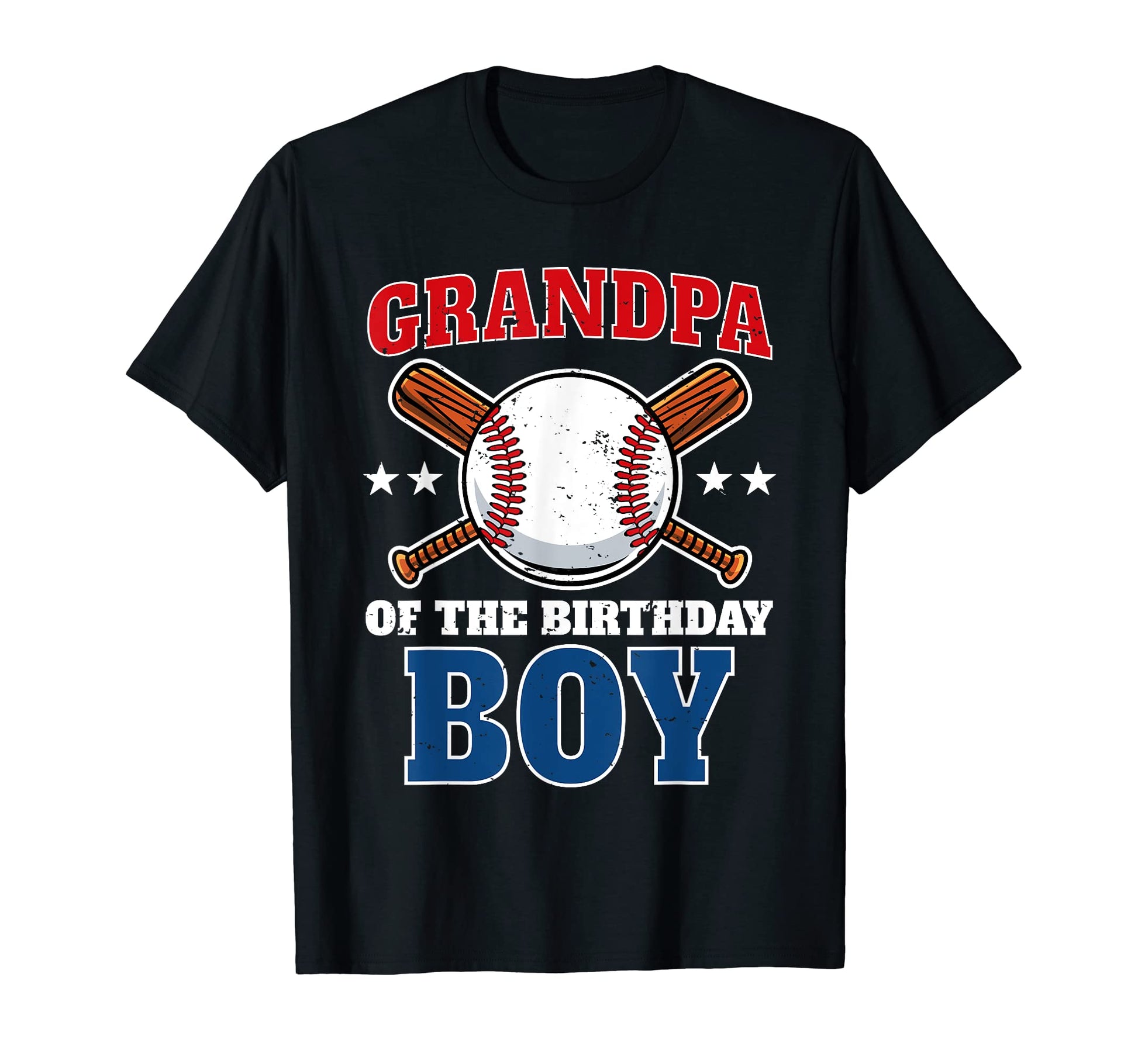 Mens Grandpa Birthday Baseball Birthday T-Shirt - Graphic Print Unisex - T-Shirt, Sweatshirt, Hoodie