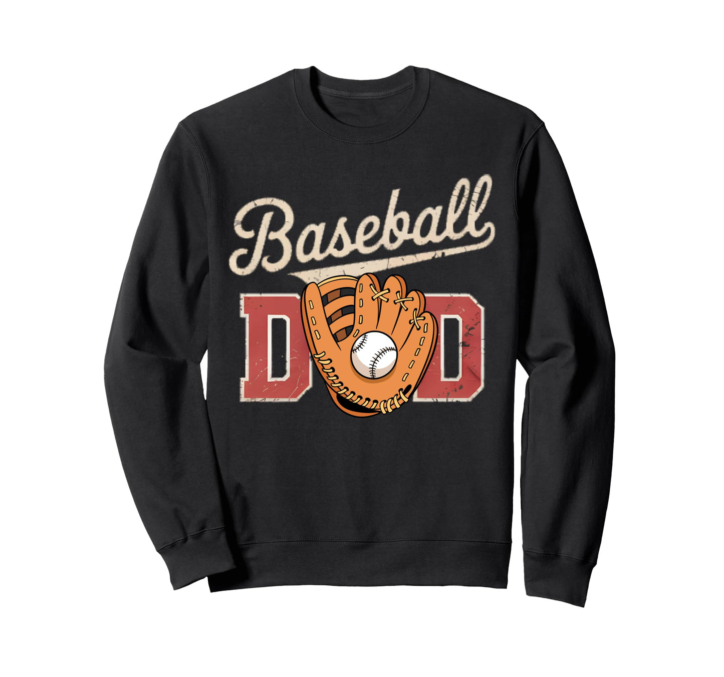 Baseball Dad Fireball Sports Father Sweatshirt - Trendy Graphic Unisex - T-Shirt, Sweatshirt, Hoodie