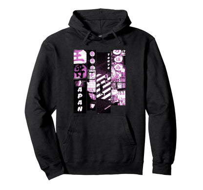 Aesthetic Vaporwave Japan 80S 90S Hoodie - Casual Everyday Wear Men Women - T-Shirt, Sweatshirt, Hoodie