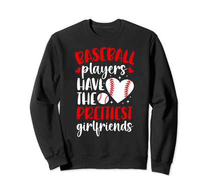 Baseball Girlfriend Proud Baseball Sweatshirt - Aesthetic Graphic Unisex - T-Shirt, Sweatshirt, Hoodie