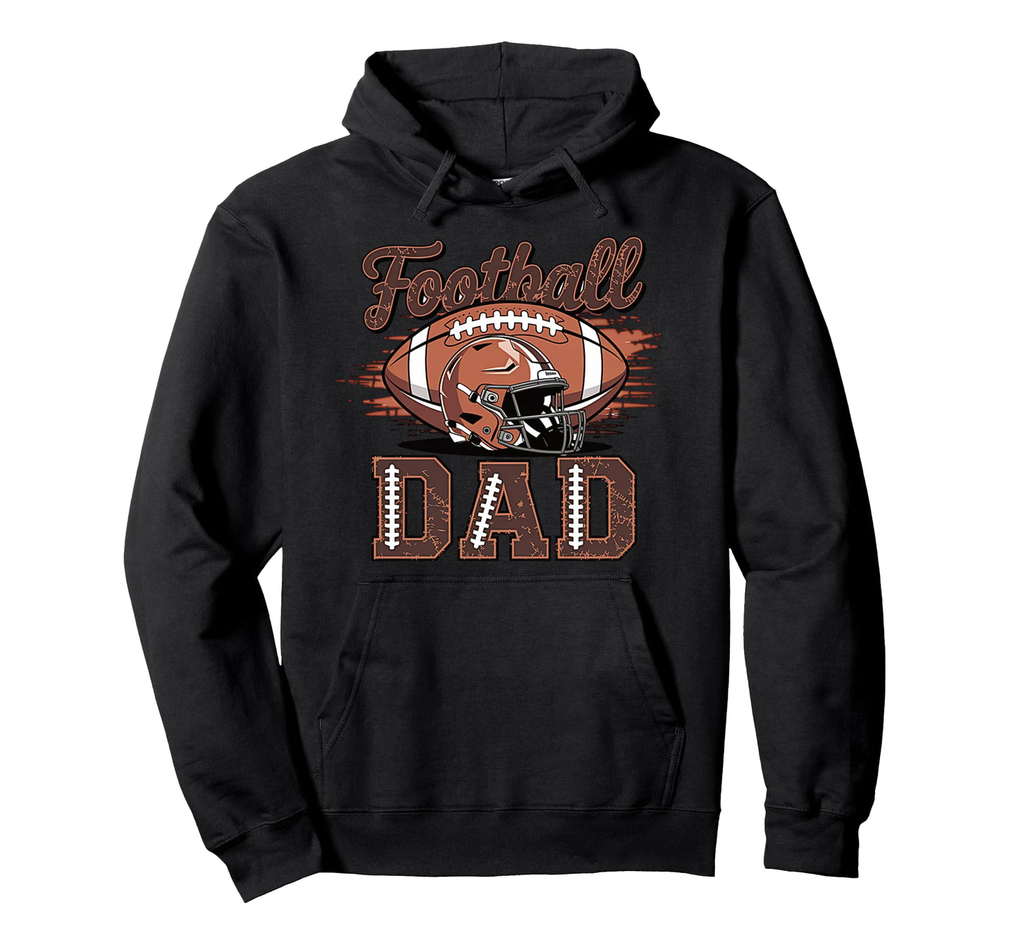 Proud Football Dad Game Day Sports Hoodie - Unique Graphic for Adults - T-Shirt, Sweatshirt, Hoodie
