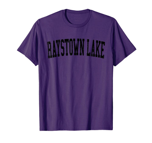 Raystown Lake Distressed Black T-Shirt - Fun Novelty Design for Adults - T-Shirt, Sweatshirt, Hoodie