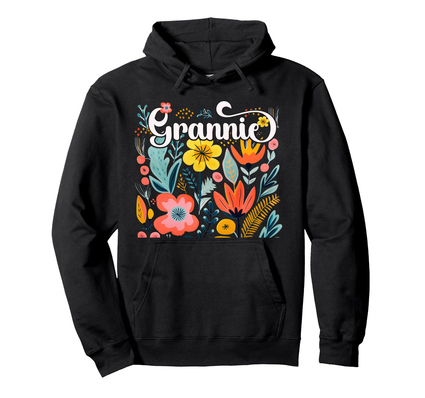 Grannie Granny Grandma From Grandkids Hoodie - Graphic Print for Adults - T-Shirt, Sweatshirt, Hoodie