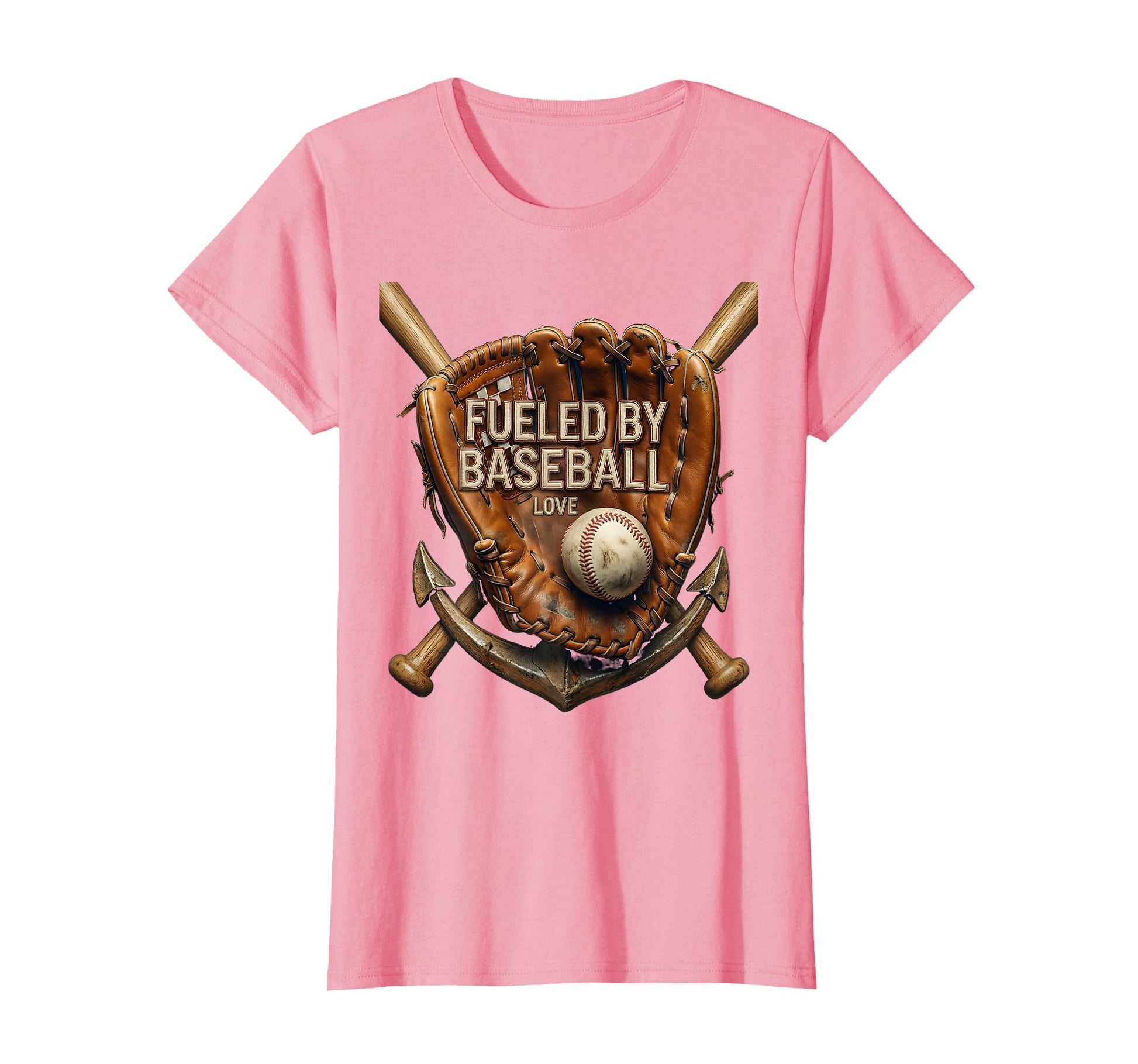 Fueled Baseball Love Baseball Dad T-Shirt - Custom Art Print Unisex - T-Shirt, Sweatshirt, Hoodie