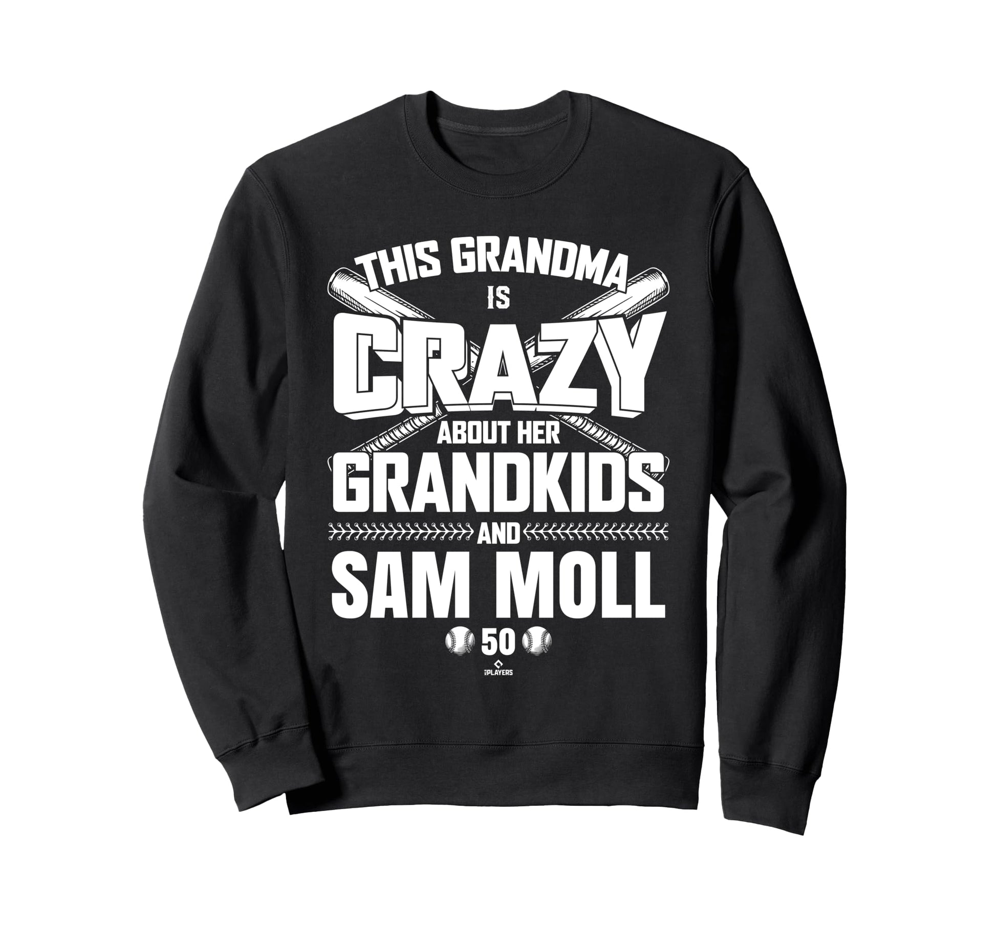 Grandma Crazy Sam Moll Cincinnati Sweatshirt - Trendy Graphic Men Women - T-Shirt, Sweatshirt, Hoodie