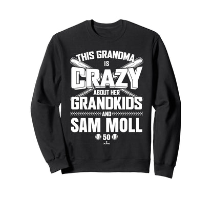 Grandma Crazy Sam Moll Cincinnati Sweatshirt - Trendy Graphic Men Women - T-Shirt, Sweatshirt, Hoodie
