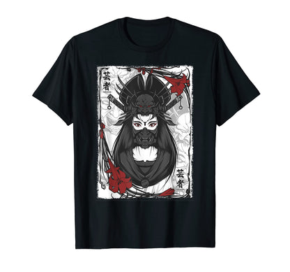 Japanese Geisha Ninja Samurai Vaporwave T-Shirt - Novelty Apparel Unisex - T-Shirt, Sweatshirt, Hoodie