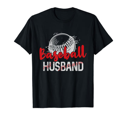 Baseball Husband Fathers Day Dad Grandpa T-Shirt - Graphic Print Men Women - T-Shirt, Sweatshirt, Hoodie