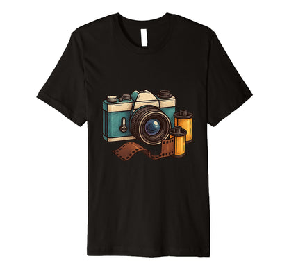 Film Camera Photography Photographers T-Shirt - Streetwear Style for Adults - T-Shirt, Sweatshirt, Hoodie