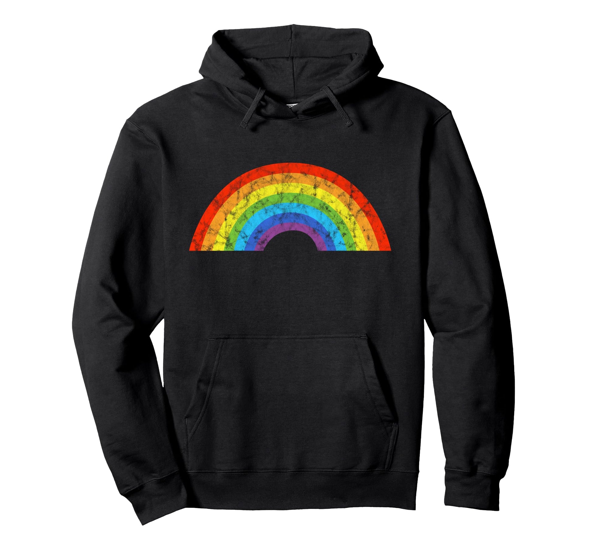 80S Rainbow Simple Eighties Hoodie - Aesthetic Graphic Unisex - T-Shirt, Sweatshirt, Hoodie