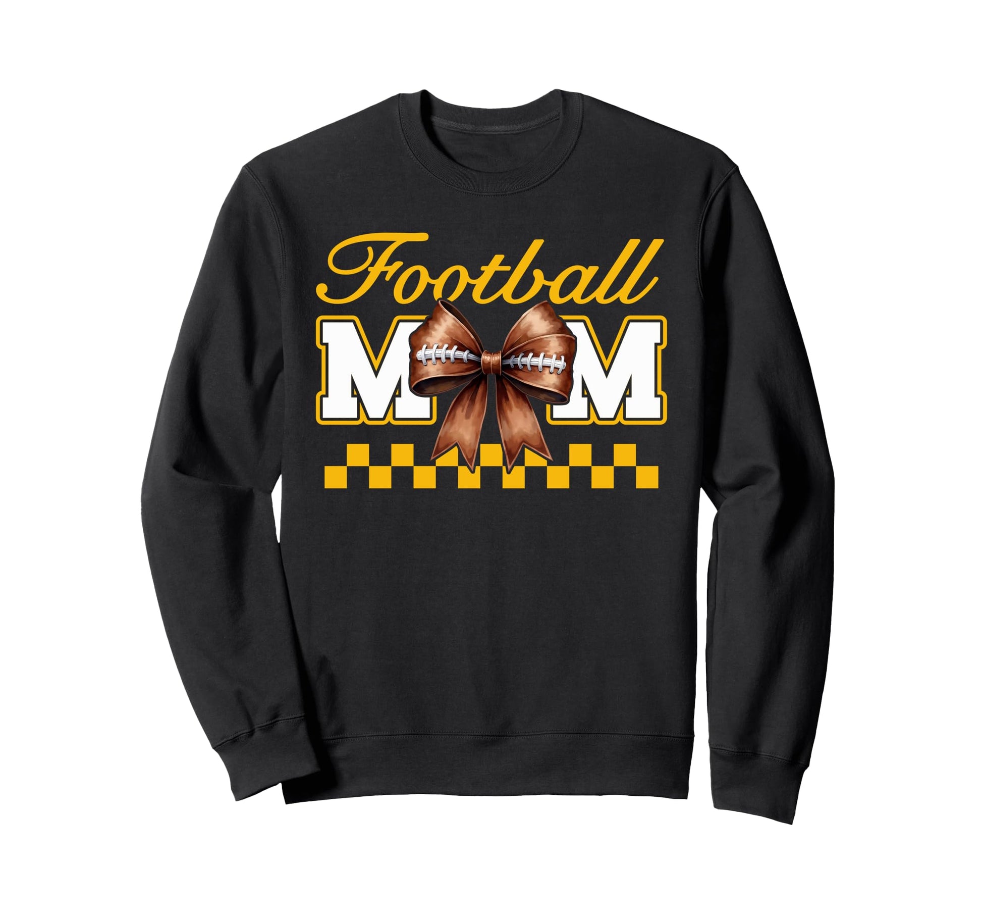 Game Day Black Yellow Croquette Sweatshirt - Streetwear Style for Adults - T-Shirt, Sweatshirt, Hoodie