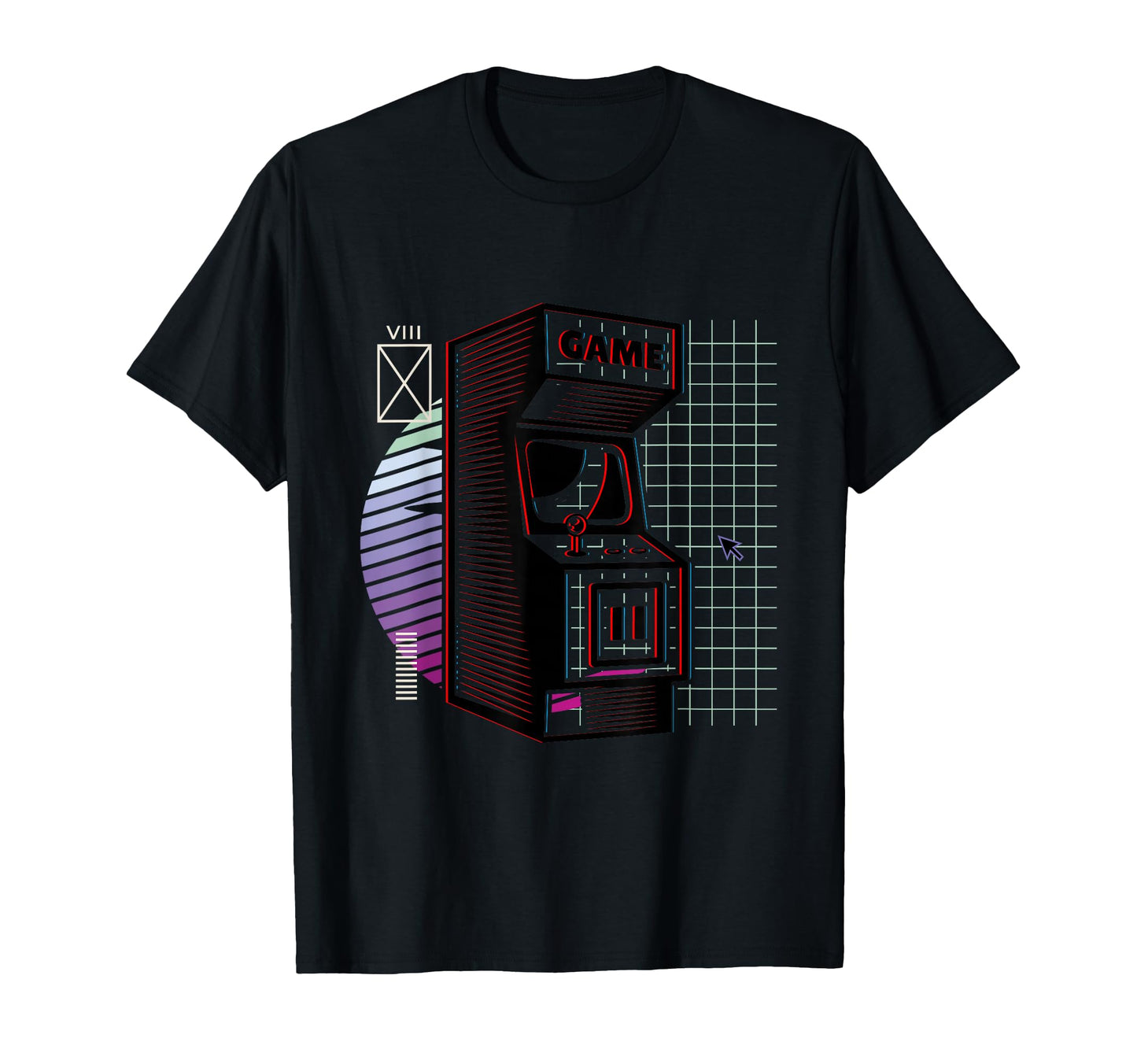 Synthwave Video Arcade Aesthetic T-Shirt - Streetwear Style Unisex - T-Shirt, Sweatshirt, Hoodie