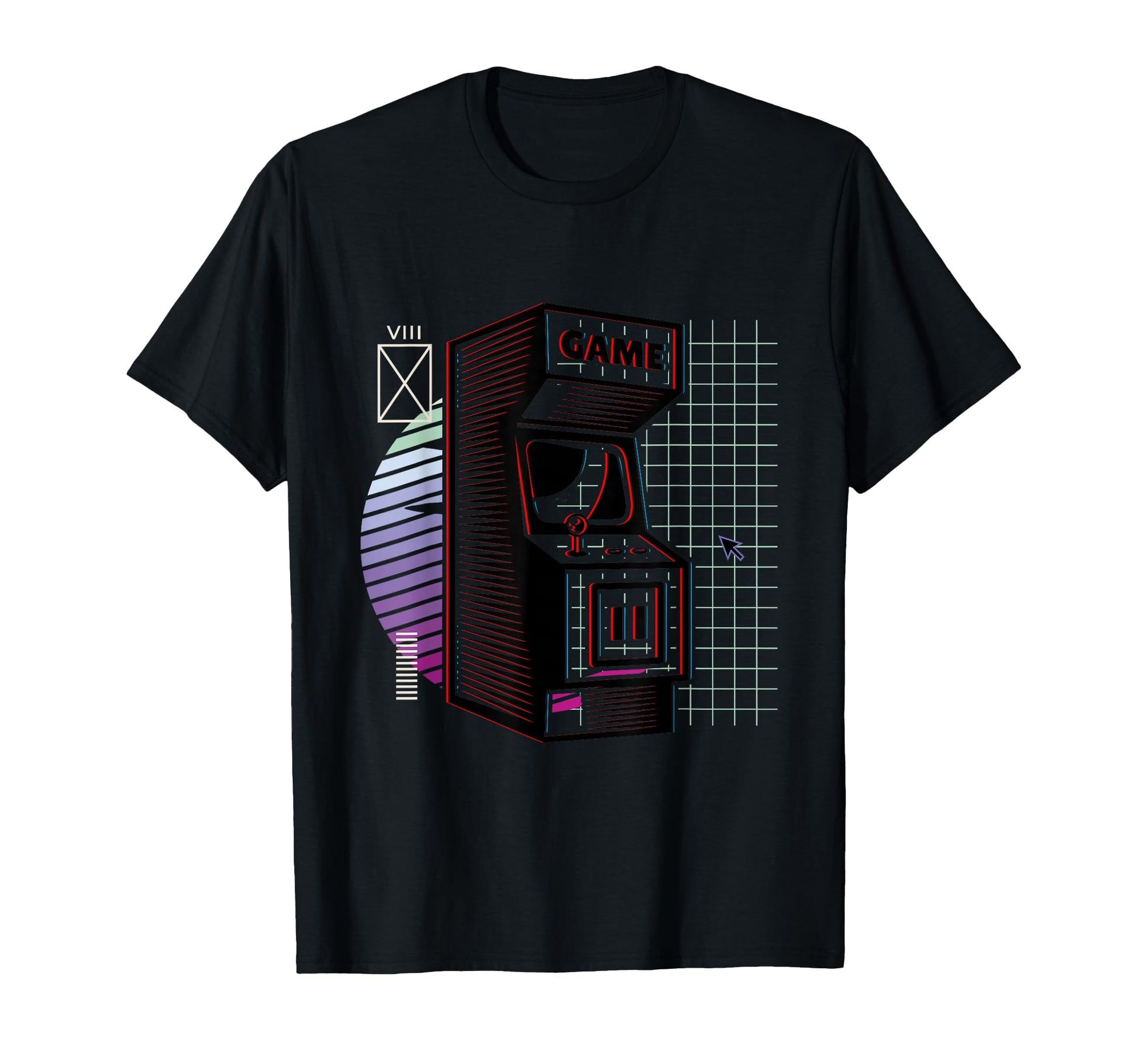 Synthwave Video Arcade Aesthetic T-Shirt - Streetwear Style Unisex - T-Shirt, Sweatshirt, Hoodie