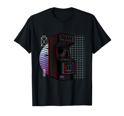 Synthwave Video Arcade Aesthetic T-Shirt - Streetwear Style Unisex - T-Shirt, Sweatshirt, Hoodie
