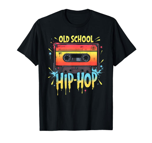 Graffiti Old School Hiphop Cassette T-Shirt - Aesthetic Graphic Unisex - T-Shirt, Sweatshirt, Hoodie