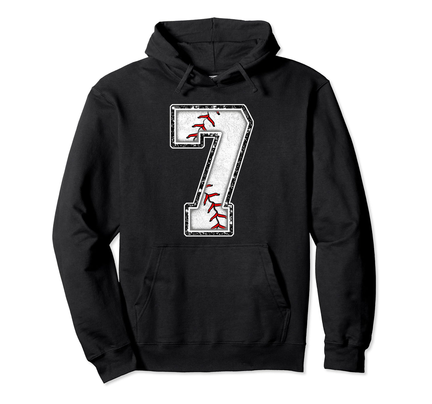 7 Years Old Birthday Baseball Theme Hoodie - Novelty Apparel Men Women - T-Shirt, Sweatshirt, Hoodie