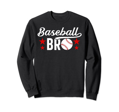 Baseball Brother Baseball Player Sweatshirt - Aesthetic Graphic Unisex - T-Shirt, Sweatshirt, Hoodie