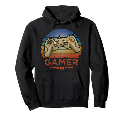 Gamer Video Game Player Teen Gift Hoodie - Trendy Graphic Men Women - T-Shirt, Sweatshirt, Hoodie