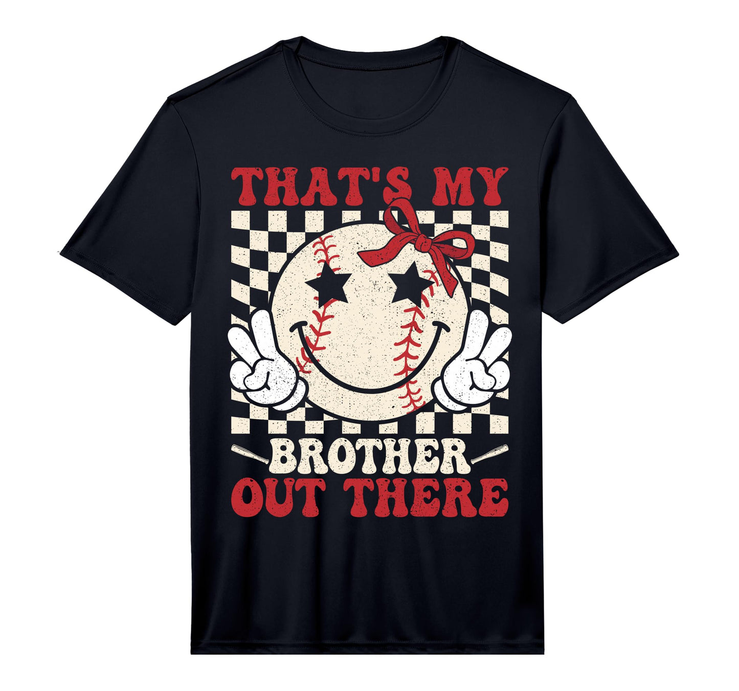 Thats My Brother Out There Baseball T-Shirt - Minimalist Print for Adults - T-Shirt, Sweatshirt, Hoodie