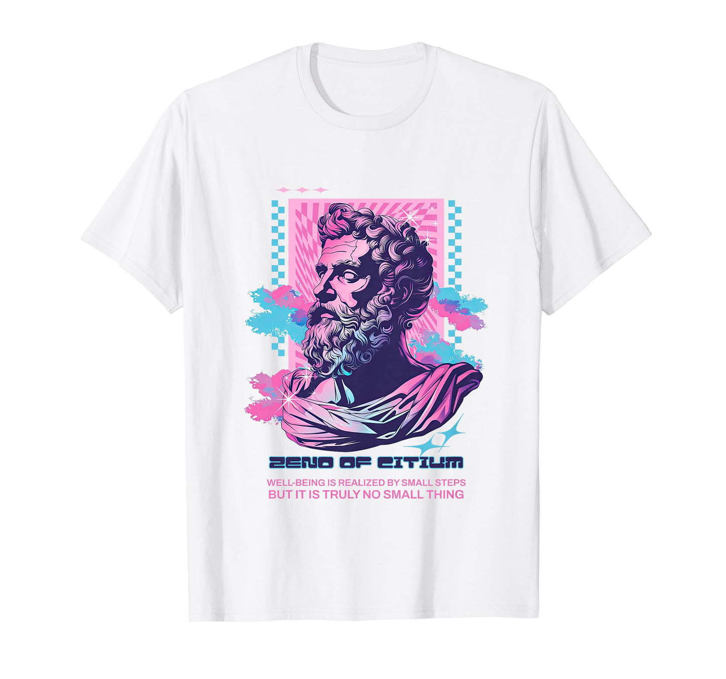 Zeno Citium Stoic Stoicism Philosophy T-Shirt - Custom Art Print Unisex - T-Shirt, Sweatshirt, Hoodie