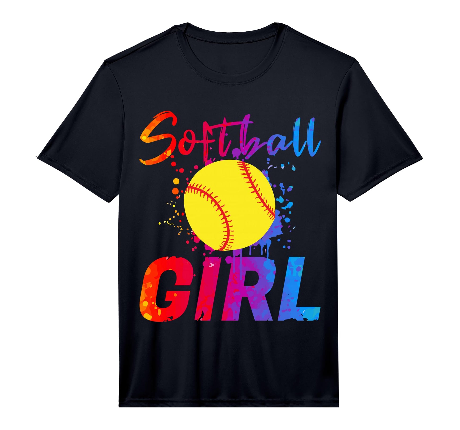 Softball Funny Bat Ball Player Baller T-Shirt - Graphic Print for Adults - T-Shirt, Sweatshirt, Hoodie