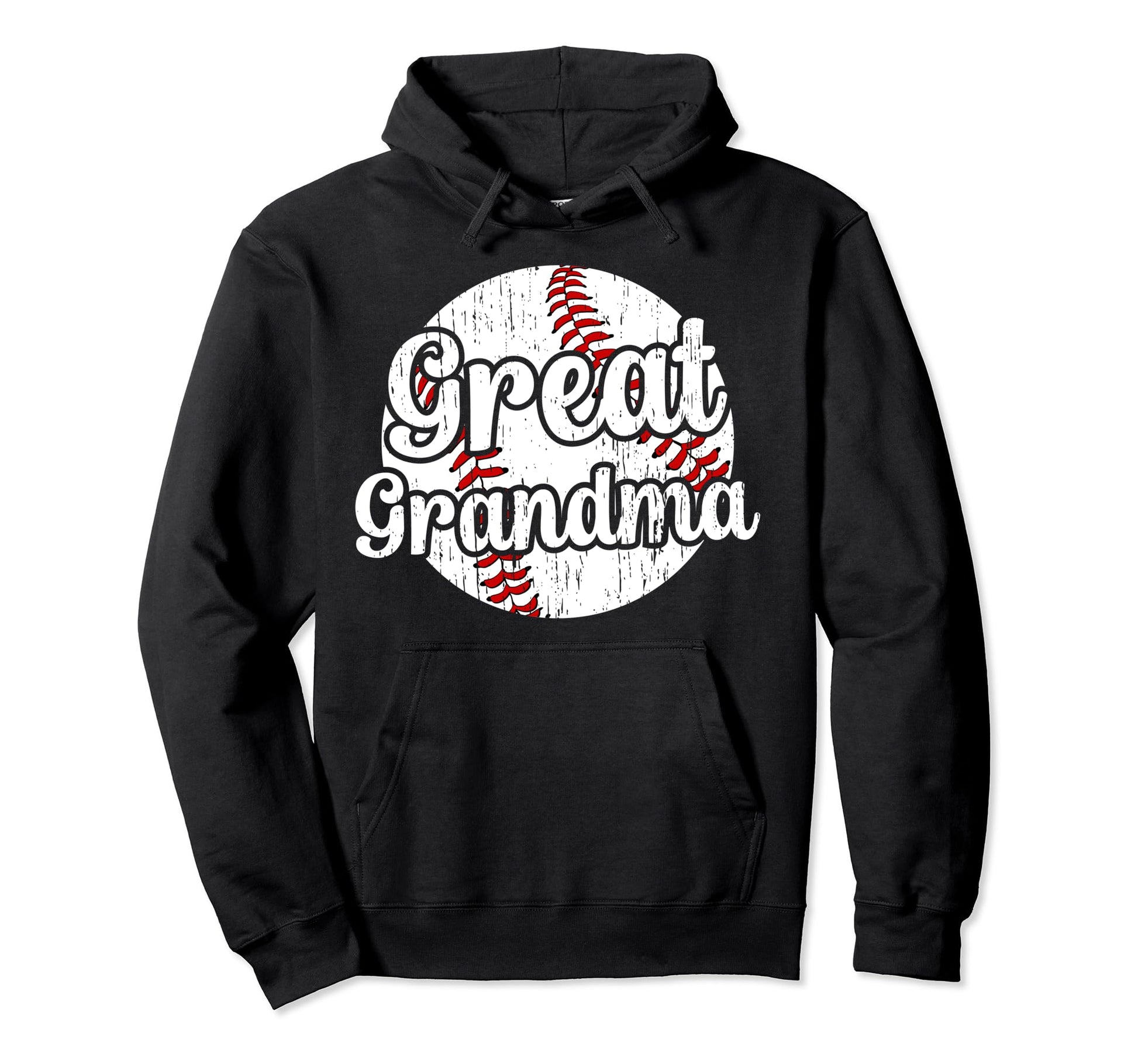 Baseball Great Grandma Baseball Player Hoodie - Trendy Graphic for Adults - T-Shirt, Sweatshirt, Hoodie