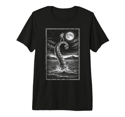 Photographer Octopus Moon Camera T-Shirt - Novelty Apparel Unisex - T-Shirt, Sweatshirt, Hoodie